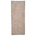 Bedford Home Memory Foam Extra Long Bath Rug Mat - Taupe - 24x60