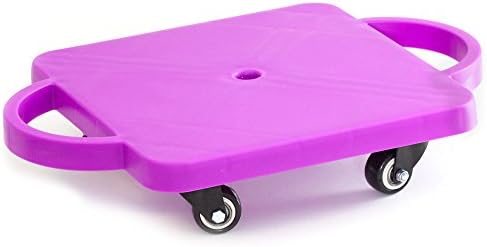 Plastic Scooter Board with Handles - 6 Color Options