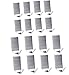 Stainless Steel Adhesive Hook Metal Heavy Duty Rustproof for Hanging Waterproof Single Coat Robe Towel Hook Hanger Storage Organizer for Bathroom Toilet Kitchen, 16 PCS