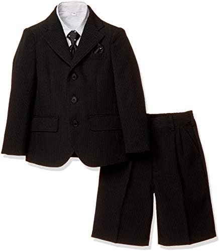 入学式 男の子 スーツ フォーマルスーツ 5点セット 卒園式 小学生 男子 宅送 110cm 130cm ボーイズ ネクタイ ポケットチーフ付き 子供服 1cm キッズ