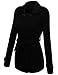 FPT Womens Double Breasted Peacoat With Waist Tie (S-3XL)