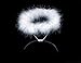 Loftus Christmas Angel Costume Feather Halo Headband, White, One Size