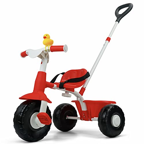 KRIDDO 2 in 1 Kids Tricycles Age 18 Month to 3 Years, Gift Toddler