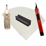 Golf Grip Kit (Deluxe Grip Kit: Hook Blade, 15 Grip Tape Strips, 4 Ounce Solvent, Rubber Vise Clamp)