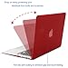 MOSISO Compatible with MacBook Air 13 inch Case (Models: A1466 & A1369, Older Version 2010-2017 Release), Protective Plastic Hard Shell Case Cover, Red