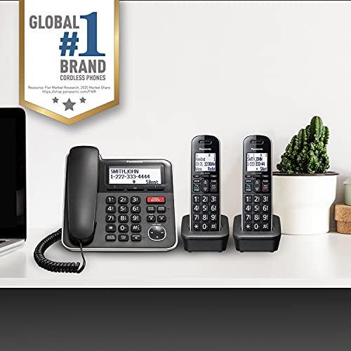 Panasonic Expandable Corded/Cordless Phone System with Answering