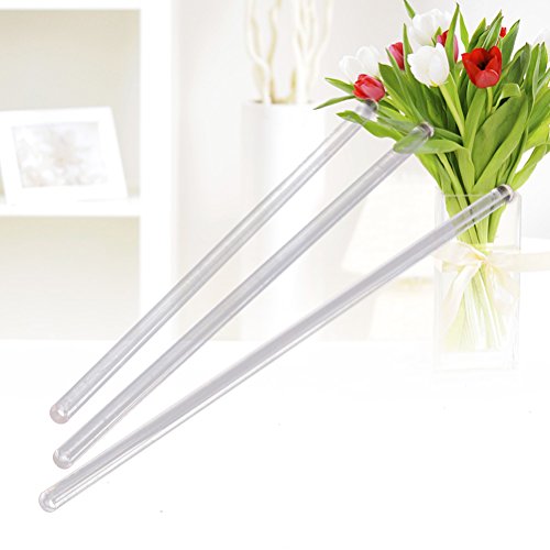 UKCOCO 10Pcs Glass Stirring Rod High Temperature Resistant Glass Stir