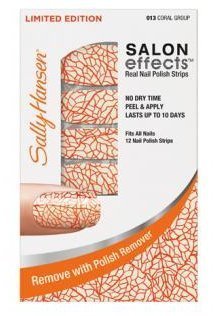 Sally Hansen Real Nail Polish Strips ~ Coral Group 013 ~ Limited Edition