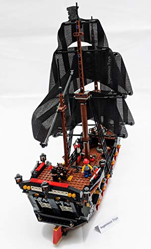 Piratenschiff 560 Teile - 6 Figuren Kanone Karibische See Kompatibel (307) Neu – Bild 8