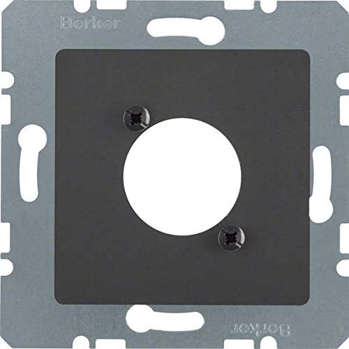 Berker Central Panel Anthracite 14121606 B.1/B.3/B.7 S.1 Insert Holder Lens Cover For Communication Technology 4011334226956