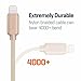 iSPECLE iPhone 8 Charger, 10Ft / 3M Lightning Cable Nylon Braided for iPhone X 8 Plus 7 6 6S Plus 5S 5C 5, iPad Air, iPad Mini 2, iPad Pro, iPad Touch 5th gen - Gold