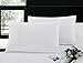 Pollymaid Linens Ultra-Soft 100-percent Double-Brushed Microfiber 2-piece Pillow Case Set - Flap End (Standard Size Pillowcases, White)