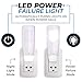 Westek LED Emergency Lights for Home Power Failure, 2 Pack - 3 Function Power Failure Light, Rechargeable Flashlight and Night Light - Must-Have for Snow Storms and Blackouts - NL-PWFL