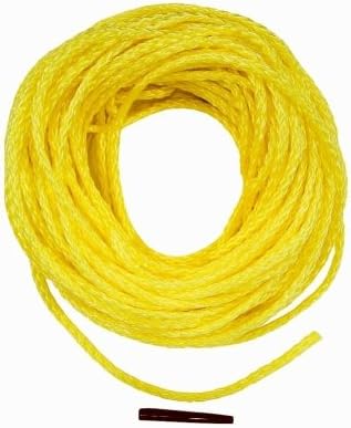 SecureLine Lehigh Group 3/8 in. Dia. x 50 ft. L Yellow Hollow Braided Polypropylene Rope