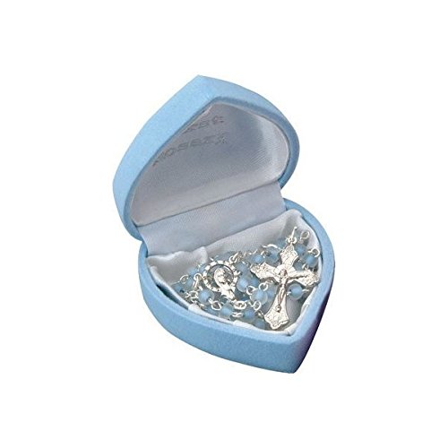 Baby's First Rosary Beads Rosaries Boy Blue Childrens & Leaflet by rosarybeads4u