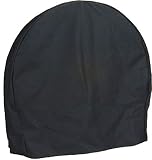 Sunnydaze Firewood Log Hoop Cover ONLY, Heavy-Duty Outdoor Waterproof and Weather-Resistant, 40-Inch, Black