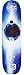 Bamboo Skateboards Blue Moon Graphic Skateboard Deck Only - More Pop, Lasts Longer Than Maple, Eco Friendly 8.0