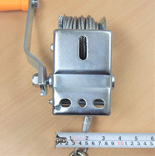 600 LB H.D. Hand Winch Gear Steel Cable ATV Towing Trailer Boat (1) - Image 6