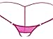 Deargirl Thong Hollow Out Panty Lingerie G-String (One Size, Rose)