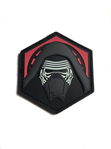 First Order Death Trooper 3D PVC GITD Morale Patch 2.5" x 2.5"