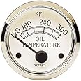 VDO 310709 Cockpit Royale Style Electrical Oil Temperature Gauge 2 1/16" Diameter, 300F