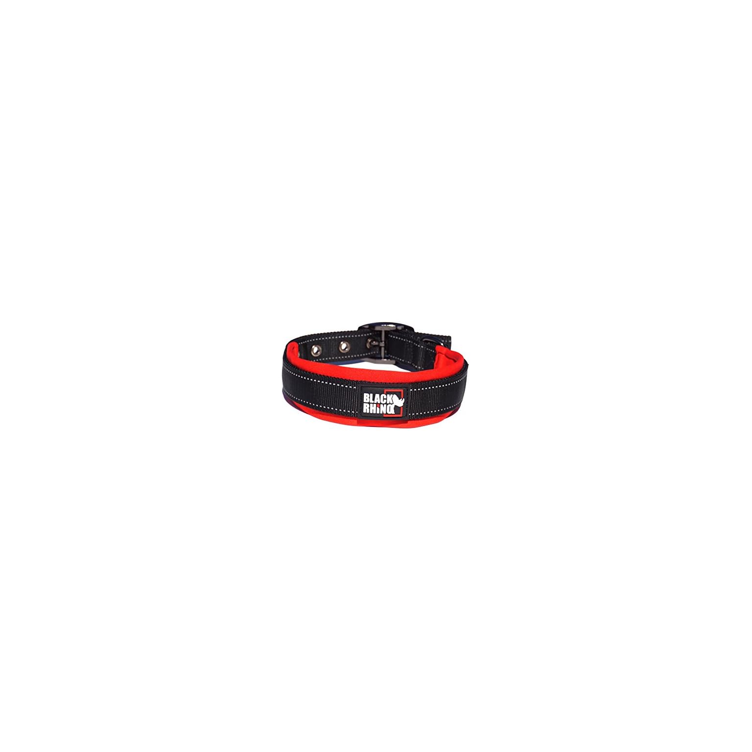 Black Rhino The Comfort Collar Ultra Soft Neoprene Padded Dog Collar
