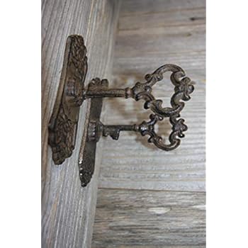 Amazon Com Old Fashion Cast Iron Drawer Pulls Skeleton Key Design