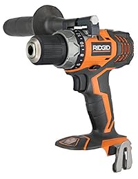 Ridgid Fuego R86008 18V Lithium Ion 1650 RPM Cordless Compact 2 Speed Drill Driver with LED Grip Light and Keyless Chuck (Battery Not Included, Power Tool Only) (Renewed)