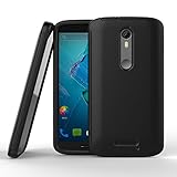 MOTO PLAY/MOTO X PLAY SHOCKPROOF CASE, Nue Design Cases - Motorola MOTO PLAY/MOTO X PLAY (2016 Model) Wrap Up TPU Cover Robot Shockproof Armor Case (BLACK)