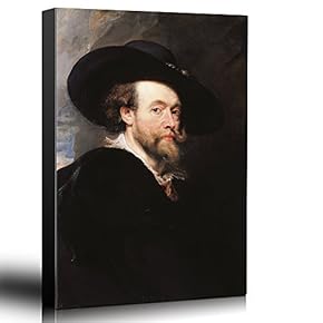 Oil Painting of Self Portrait by Peter Paul Rubens - Baroque Style - Catholic, Christianity, Religion, Religious - Canvas Art Home Art - 12x18 inches