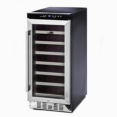Whynter BWR-33SA 33 Bottle Built-In Wine Refrigerator, Stainless Steel