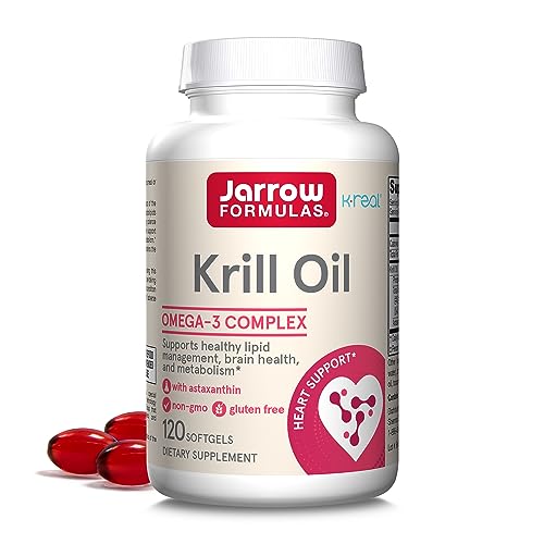Jarrow Formulas Krill Oil - Phospholipid Omega-3 Complex with Astaxanthin - 120…