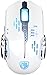 SADES Flash Wing PC Gaming Mouse Mice 2400 DPI 6 Buttons Omron Micro Switches (White)