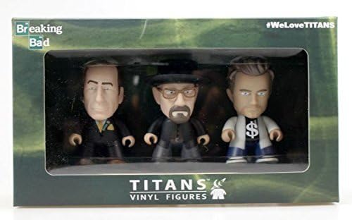 Breaking Bad TITANS: 3'' Three Pack: Walter, Jesse &amp; Saul by Titan Merchandise