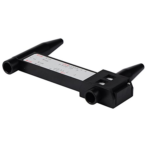 Towever Wheel/Stud or Rim Bolt Gauge PCD Measuring Tool PCD Ruler - 4 5 6 8 Holes Lug Bolt Pattern Gauge