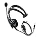Coodio Over-the-Head Earpiece Headset [Swivel Boom Microphone] [Noise Cancelling] For 1 Pin Cobra MicroTalk 2 Way Radio Walkie Talkie