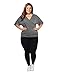 Opaque Graduated Compression Extra Firm Support (20-30mmHg) Plus Size Footless Microfiber Leggings Tights with Control Top. (XXXL(18W-20W))