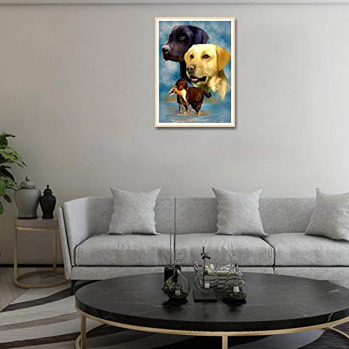 Mosaic Making 5D DIY Full Drill Diamond Painting Dog Cross Stitch Embroidery Mosaic Painting Kit