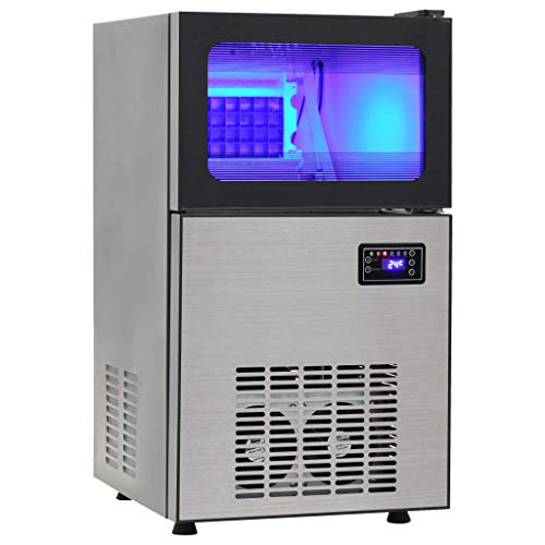 vidaXL Eiswürfelbereiter 420 W 45kg/24h Eiswürfelmaschine Eiswürfel Ice Maker – Bild 5