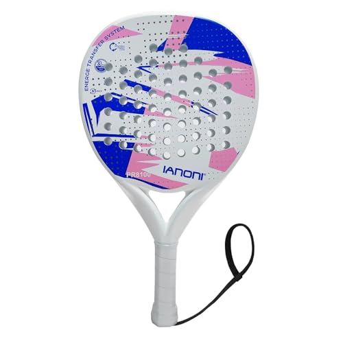 Premium Padel Racket, 100% Carbon Fiber