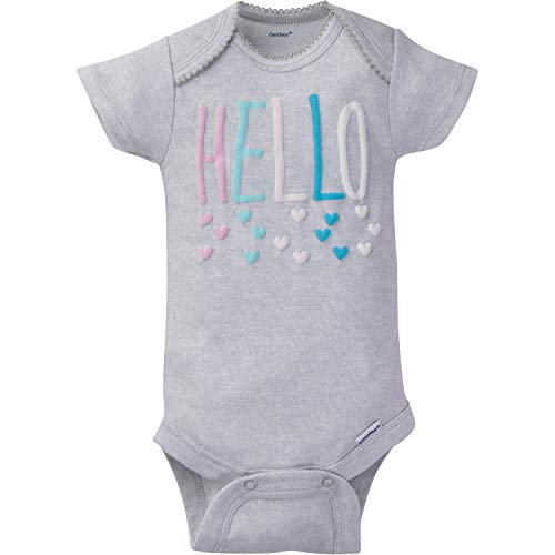 2 Gerber+Short+Sleeve+Onesies+Bodysuit+Preemie