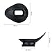 Fotasy ES-A6500 M Oval Shape Ergonomic Soft Silicone 360