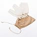 Bare Rush Garshana Gloves 100% Raw Silk Massage Gloves Ideal for Ayurvedic Massage, Dry Skin Brushing, Exfoliation, Cellulite Reduction, Unclogging Pores, Stimulating Your Lymphatic System