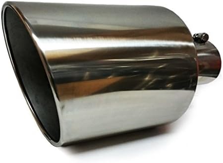 Exhaust Stainless Steel Bolt On tip (4" Inlet 10" Outlet 18" Long)
