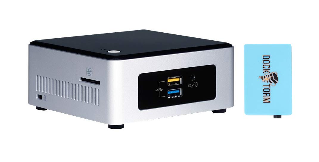 Intel NUC NUC5CPYH Home and Business Desktop White (Intel Celeron N3060 2-Core, 4GB RAM, 2TB SATA SS