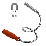 SUPERYO 23.6" 8LB Flexible Magnetic Pickup Tool Bendable Retrieve Stick (600mm length)