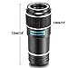 Horizon Cellphone Camera Lens 12X Zoom Removable Clip-on Telescope Manual Focus Camera Lens Telephoto Lens for iPhone 6S, 6, Galaxy S7, S6