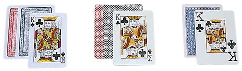 Dozen 100% Plastic Bridge Cards