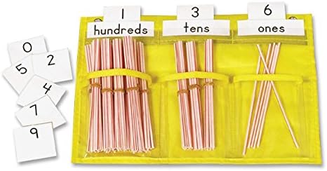 Carson-Dellosa 5616 Counting Caddie Pocket Chart,3 Pockets,16"x7-1/2"x1",YW