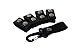 GG4 4X tactical ARMY POLICE SECURITY GUARD BLACK NYLON DUTY BELT KEEPERS SNAPS FIT BELTS 2 INCH